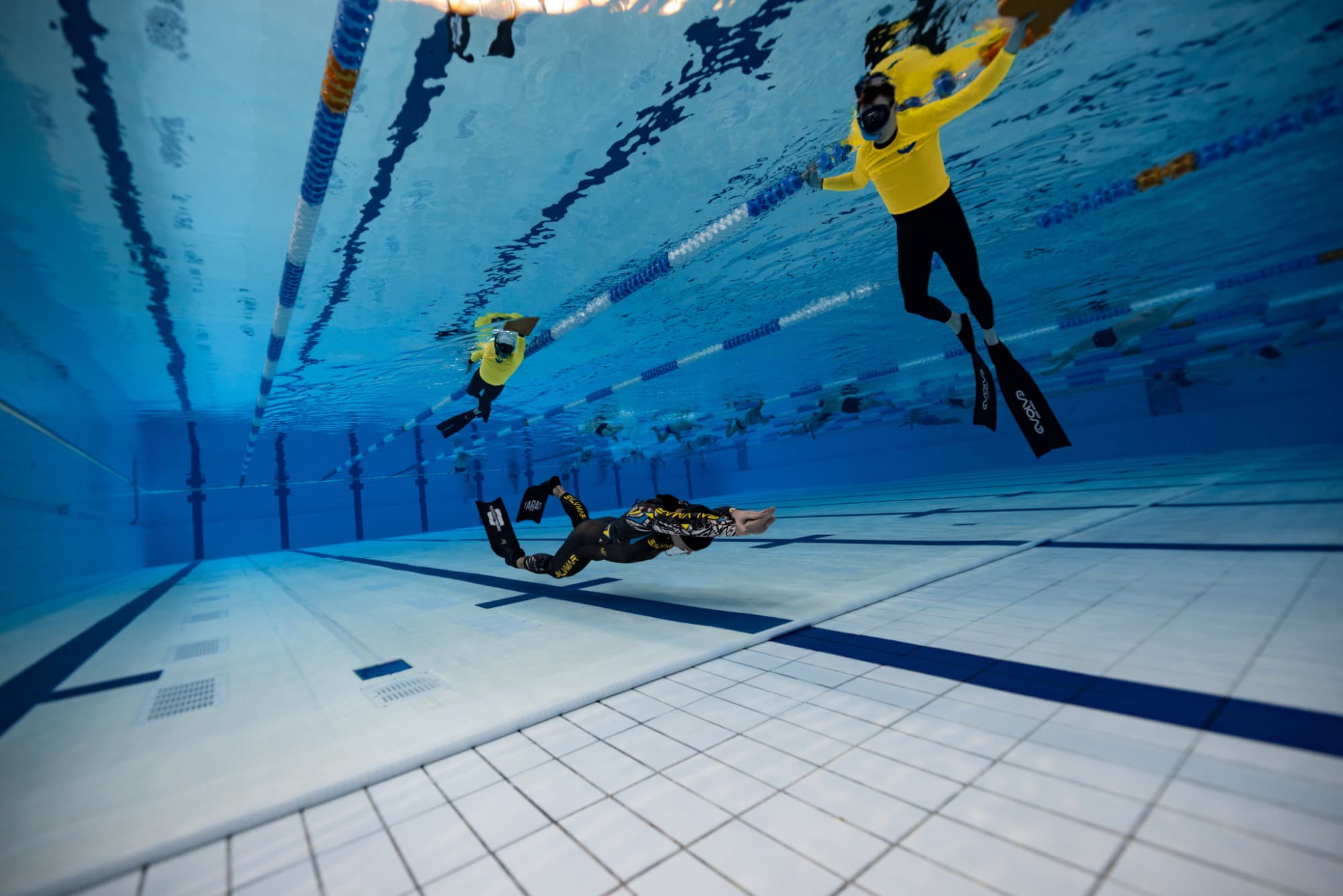 Freediving underwater training